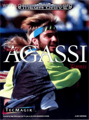Cover Andre Agassi Tennis for Genesis - Mega Drive